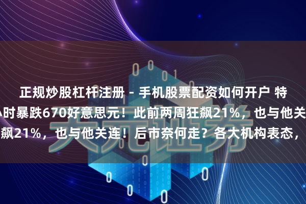 正规炒股杠杆注册 - 手机股票配资如何开户 特朗普大作为，金价30小时暴跌670好意思元！此前两周狂飙21%，也与他关连！后市奈何走？各大机构表态，民众解读